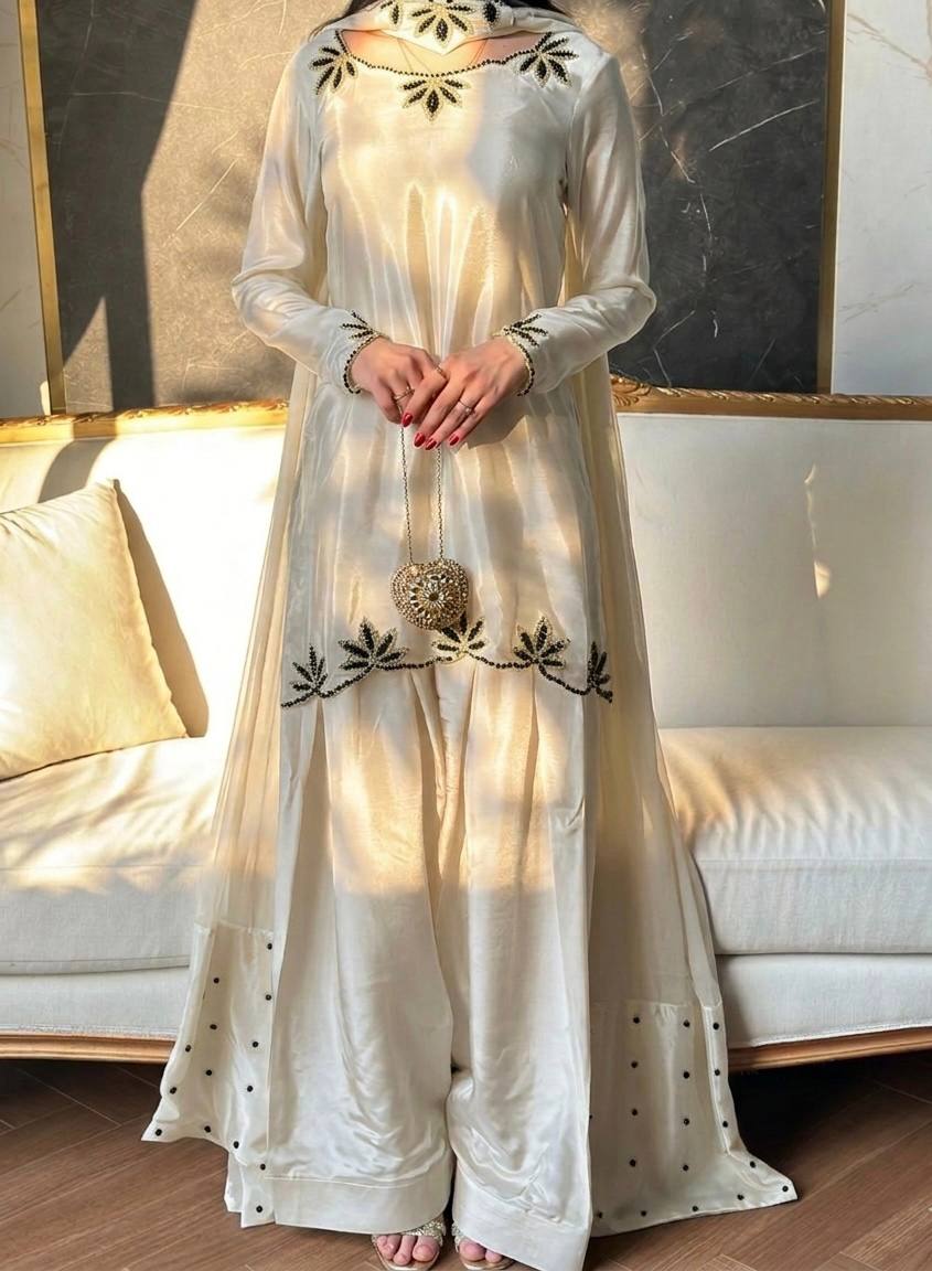 Designer Festive Wear Farshi Suit Set